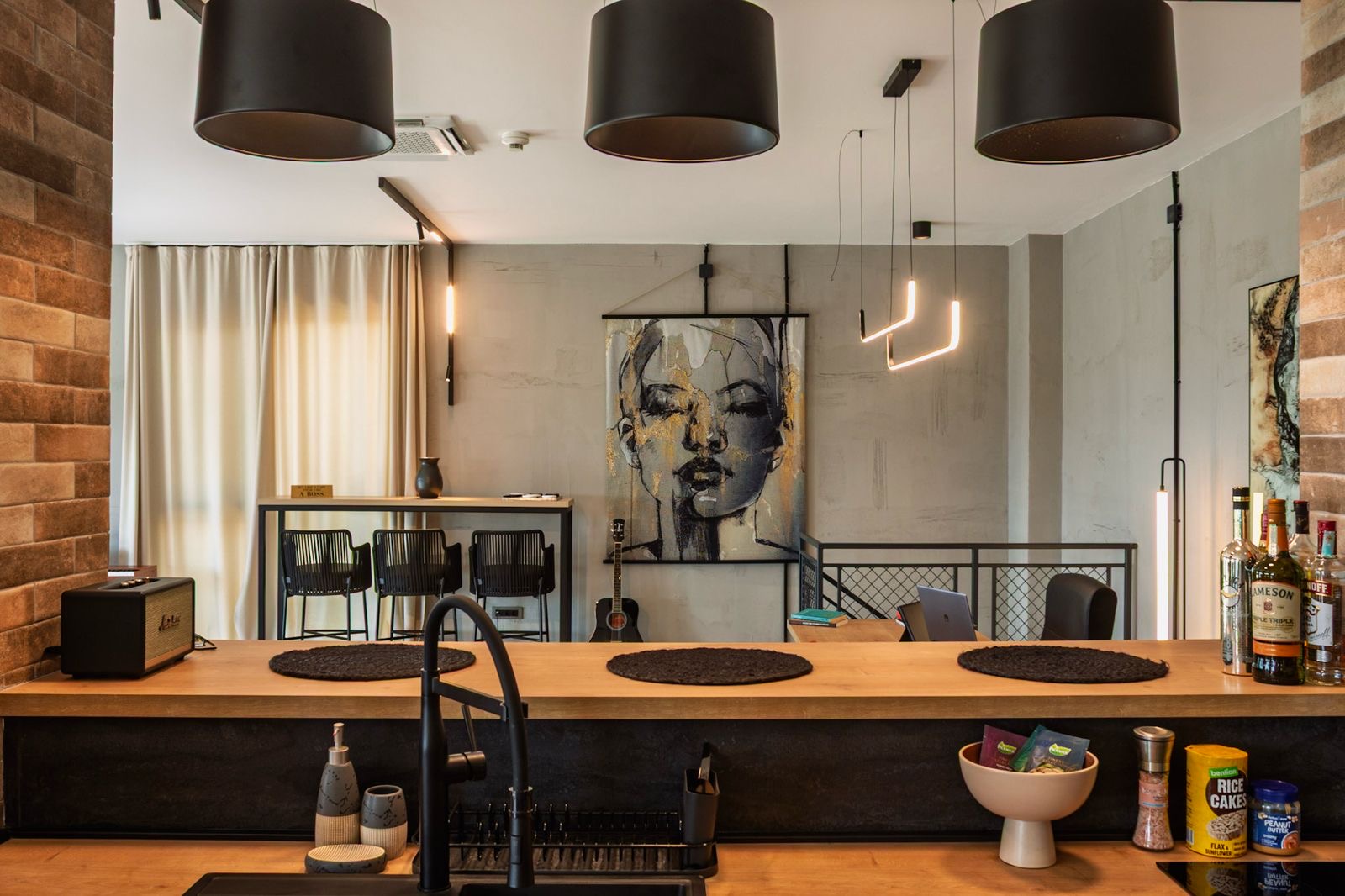The shared kitchen inside Nomio HOME